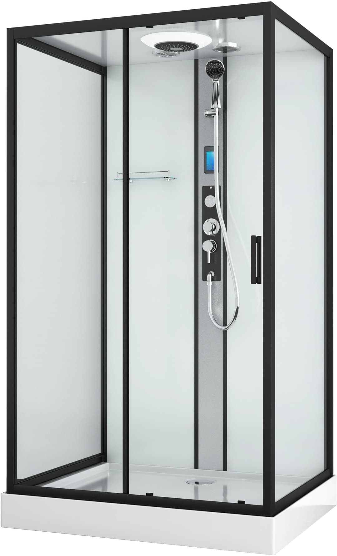 Sanotechnik BOSTON Komplettdusche | Schwarz
