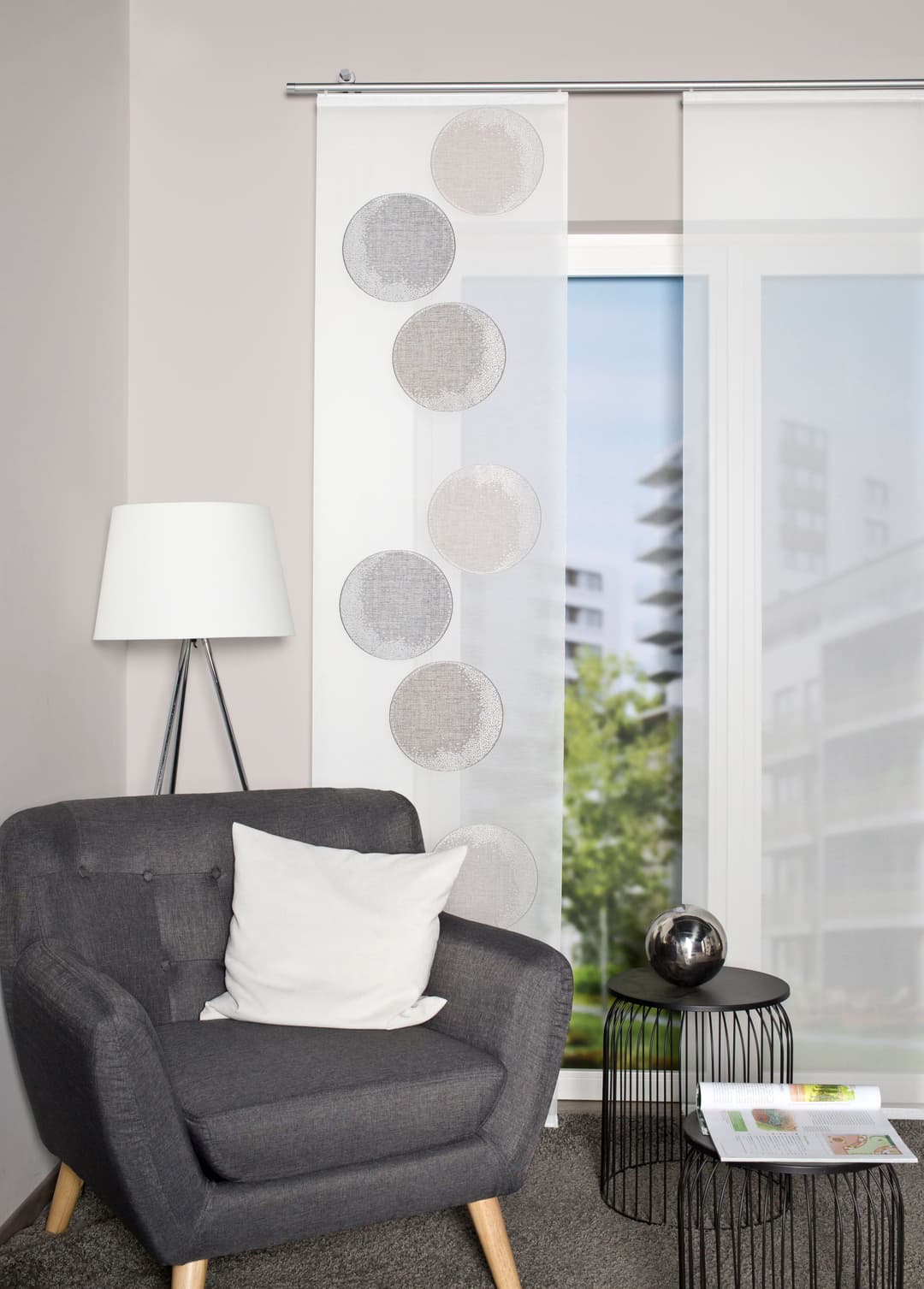 HOME WOHNIDEEN Schiebegardine REMONA | Beige