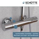 Schütte Brausegarnitur AQUADUCT | Silber 5