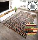 THEKO Wollteppich Gabbeh Multi | Mehrfarbig