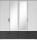 Schlafkontor Drehtürenschrank Ivar Kleiderschrank mit Spiegel 3