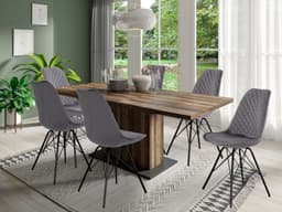 byLIVING Esstisch Athen | Braun