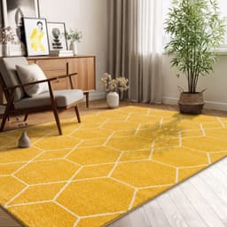 Sanat Teppich Trellis | Gelb