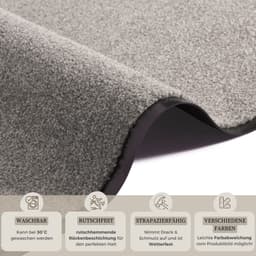 HANSE Home Fußmatte Wash & Clean | Braun