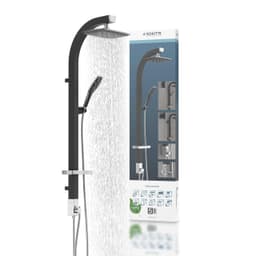 Schütte Brausegarnitur MADAGASKAR | Schwarz