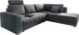 Jockenhöfer Gruppe Ecksofa Orlando L-Form | Grau