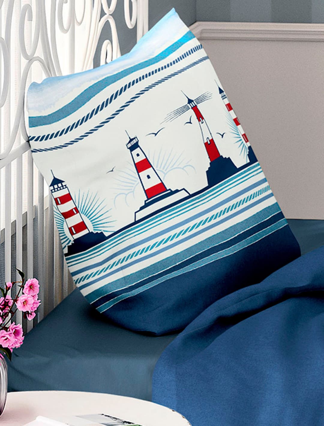 BIERBAUM Bettwäsche Leuchtturm | Blau