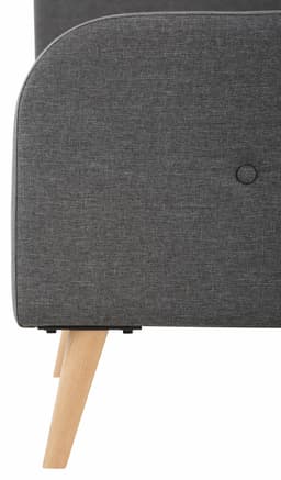 Home affaire Polsterbett Amrum | Grau