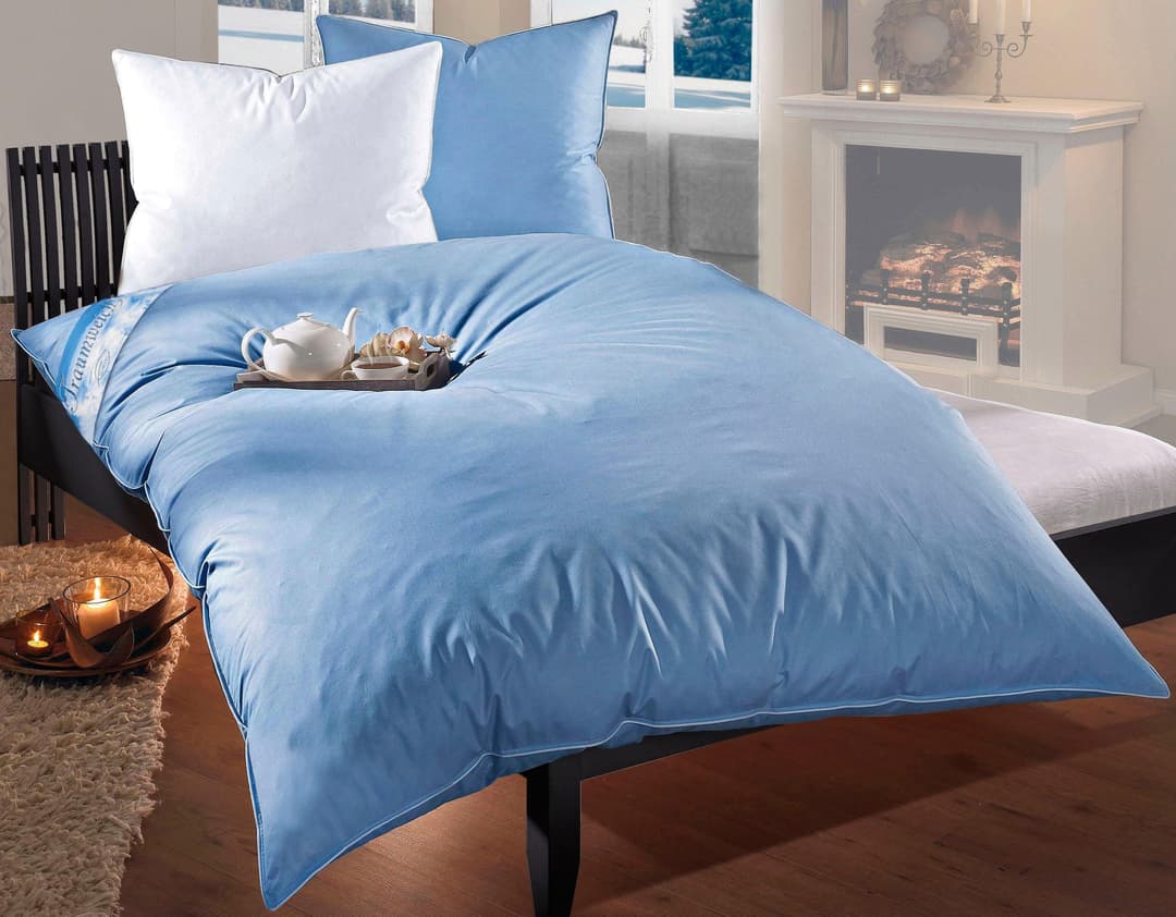 RIBECO Federkissen Leon | Blau