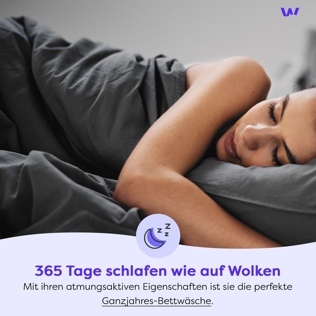 Wolkenfeld Kissenbezug | Grau