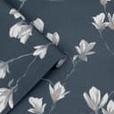 LAURA ASHLEY Vliestapete Magnolia Grove | Grau 3