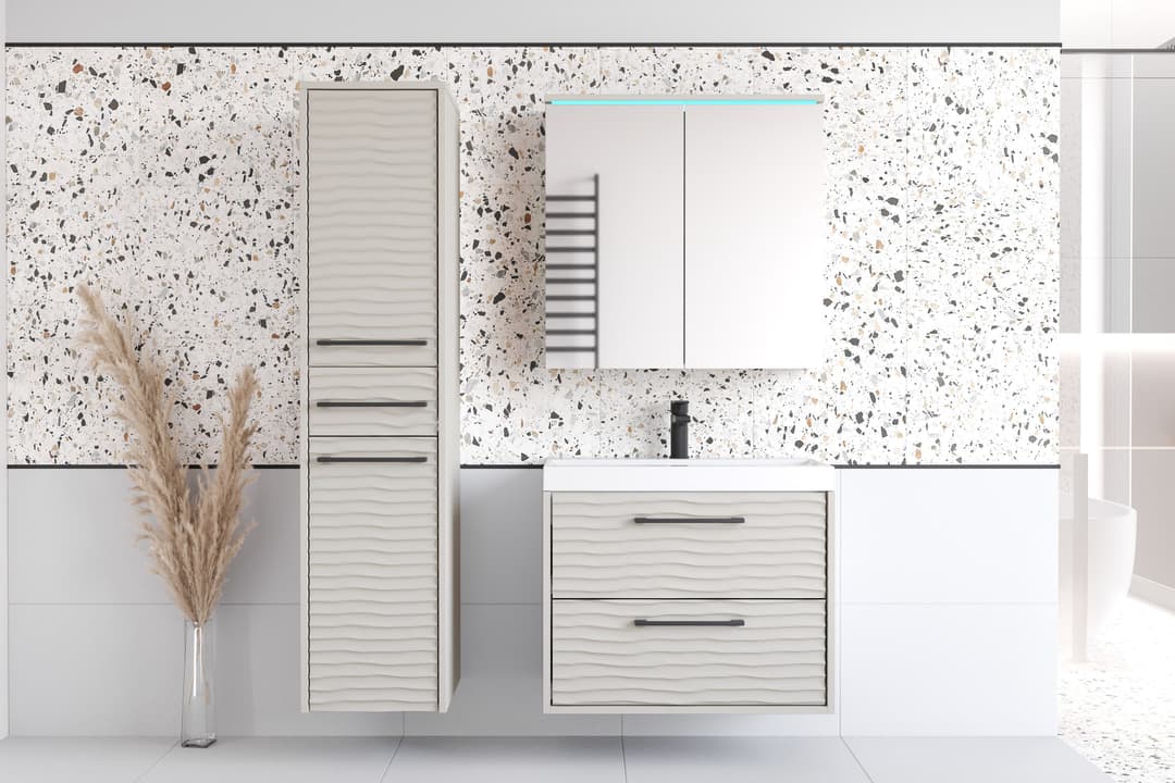 welltime Badmöbel-Set Canada | Beige