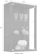 fif möbel Vitrine OPTIMA | Schwarz 2