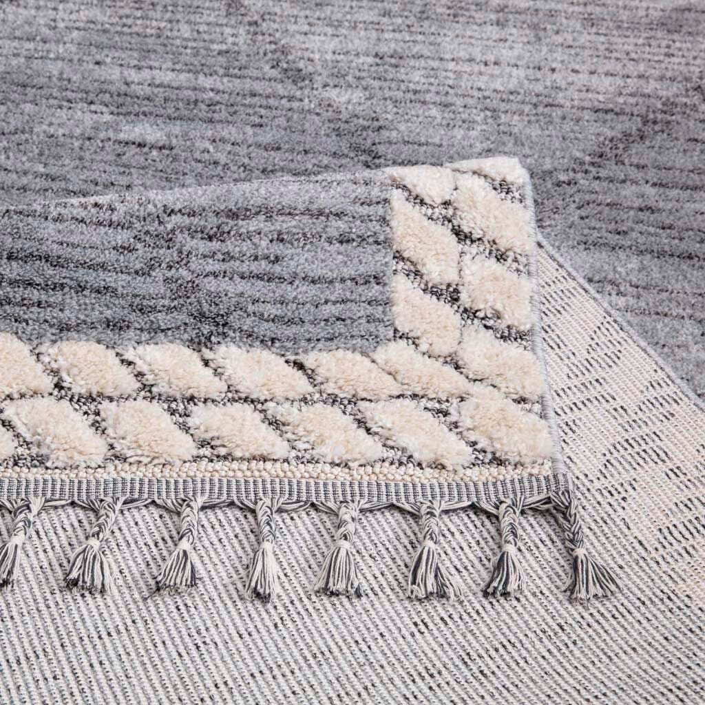 Carpet City Hochflor-Teppich Valencia 909 | Grau