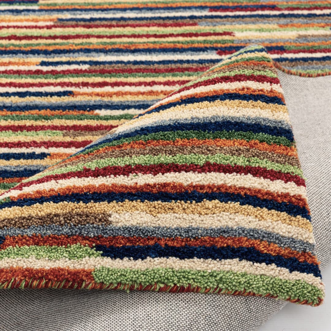 THEKO Wollteppich Gabbeh Multi | Mehrfarbig