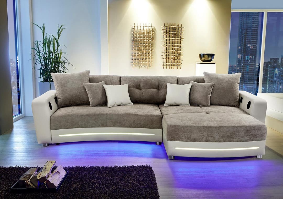 Jockenhöfer Gruppe Ecksofa Laredo | Beige