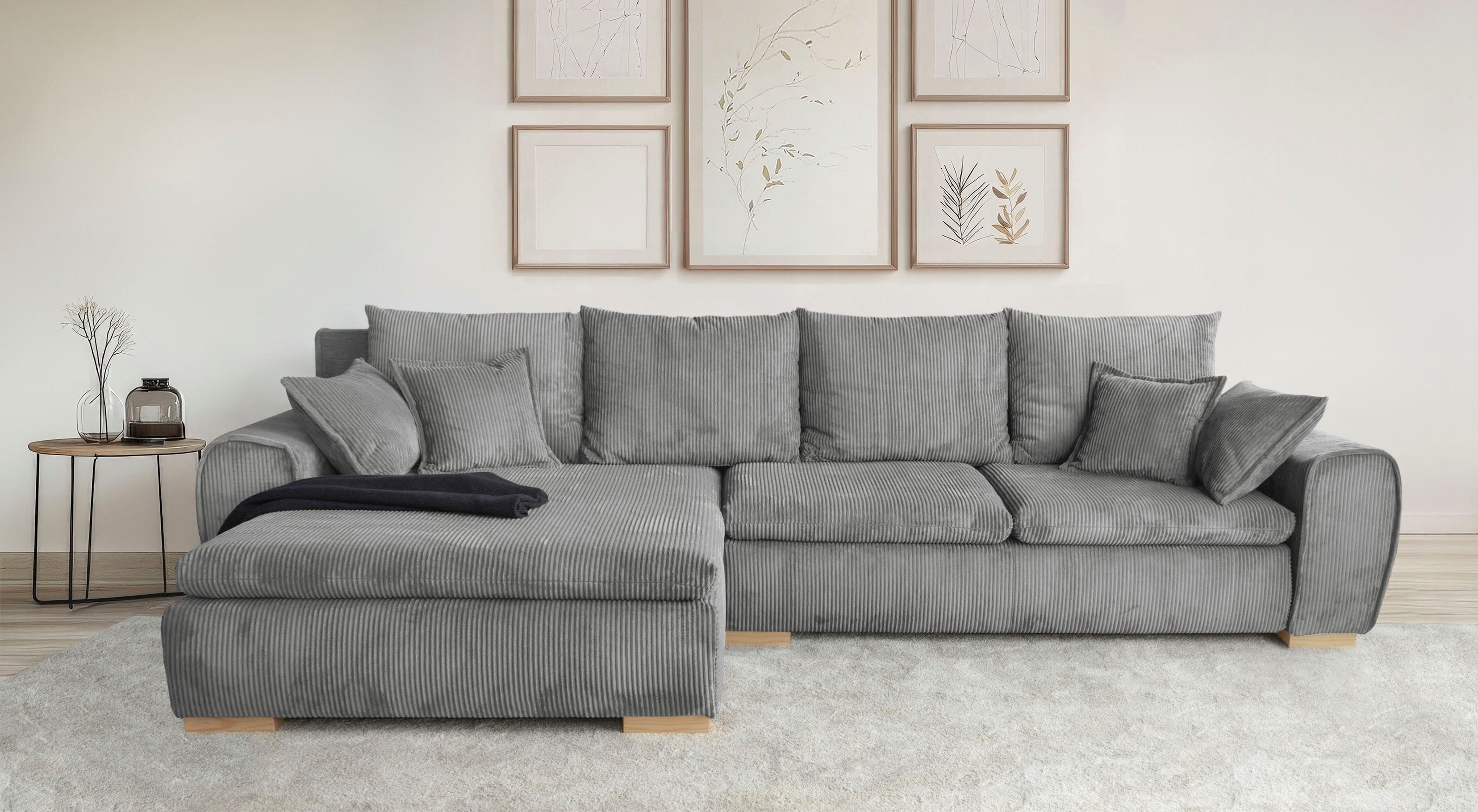 Home affaire Ecksofa Katja | Grau