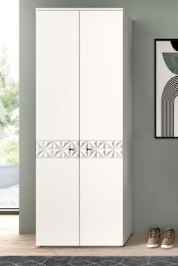 Home affaire Garderobenschrank VICENZA | Weiß