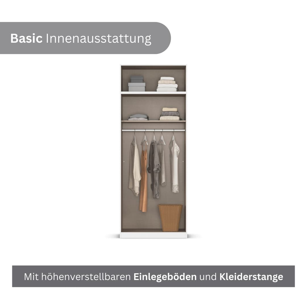rauch Kleiderschrank LAGOA | Weiß