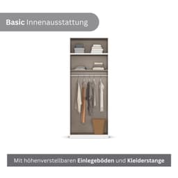 rauch Kleiderschrank LAGOA | Weiß