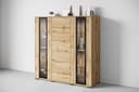Home affaire Highboard Caro | Holztöne