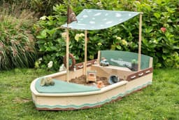 MUDDY BUDDY® Sandkasten Jungle King | Holztöne