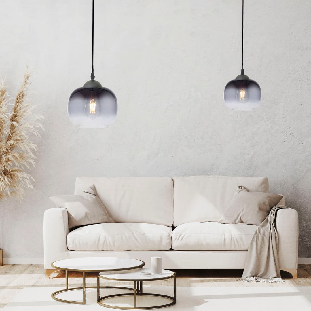 JUST LIGHT Pendelleuchte ZEA | Schwarz