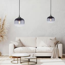 JUST LIGHT Pendelleuchte ZEA | Schwarz