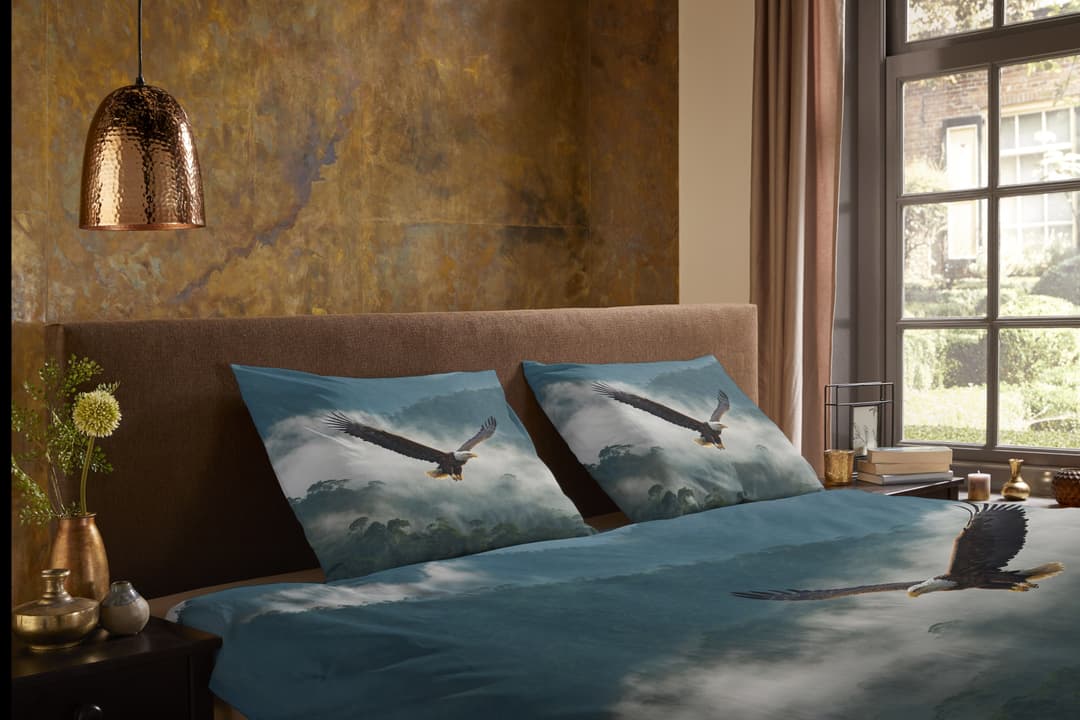 PURE luxury collection Wendebettwäsche Eagle | Mehrfarbig
