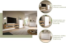 Home affaire Lowboard Zolder | Mehrfarbig