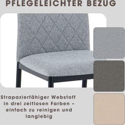 OTTO home Esszimmerstuhl Rom | Grau