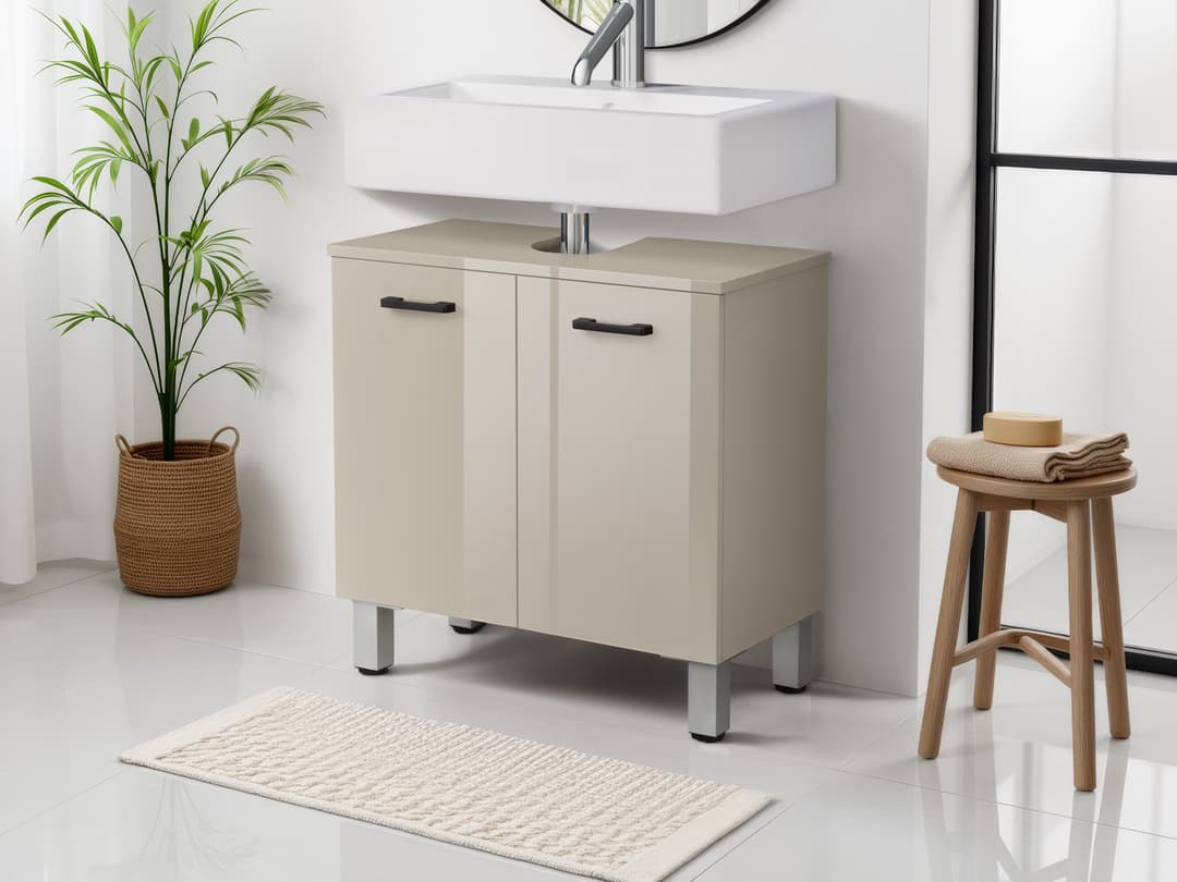 welltime Waschbeckenunterschrank Florenz | Beige