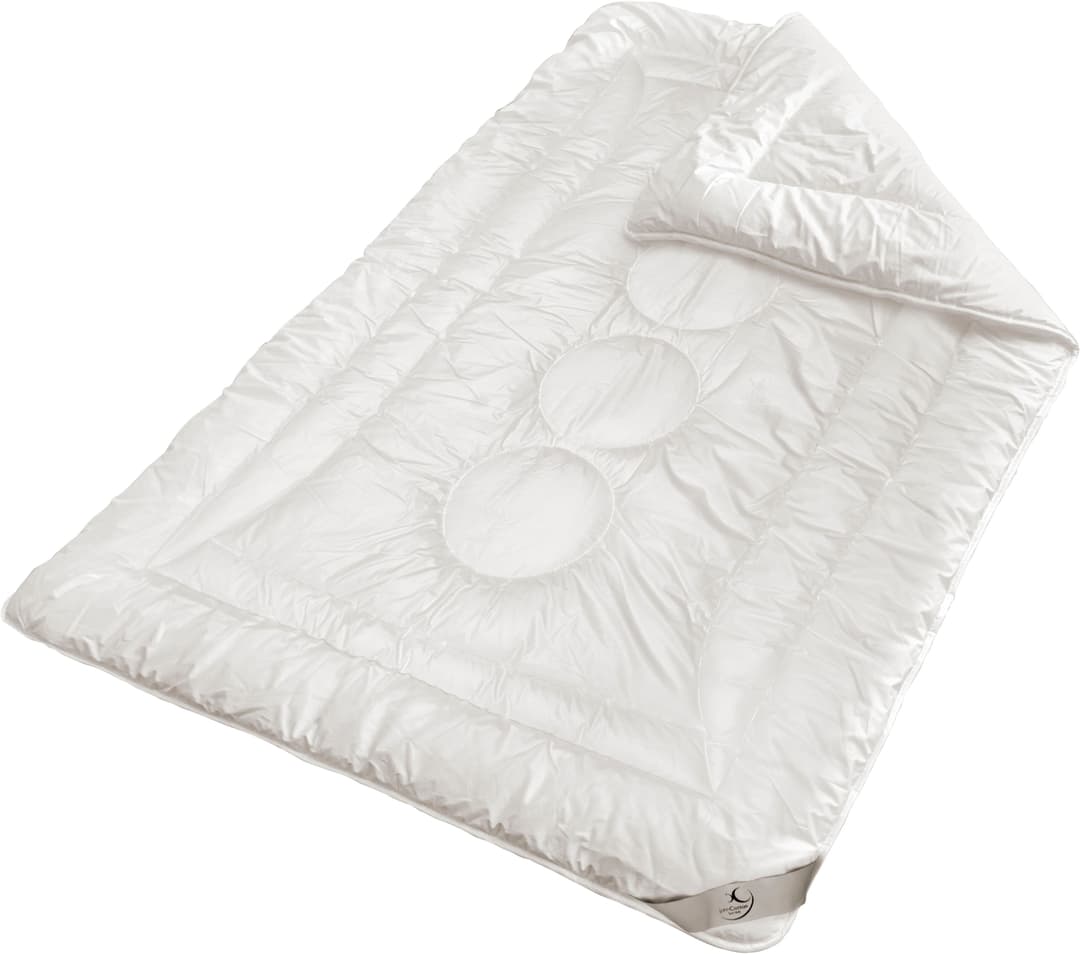 John Cotton Magicline Bettdecke | Weiß