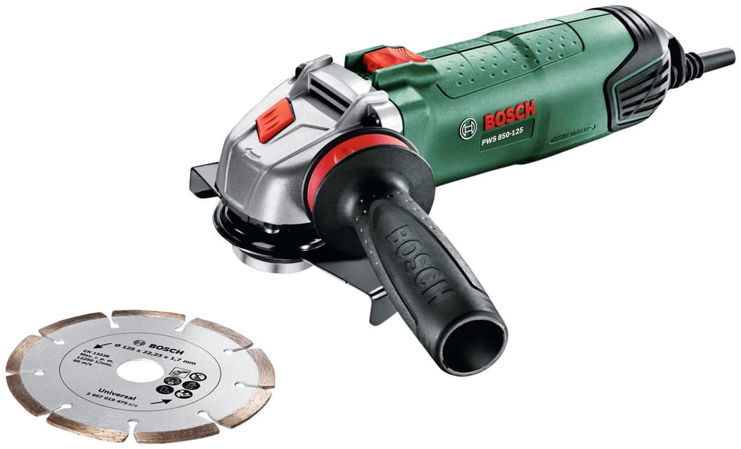 Bosch Home & Garden Winkelschleifer PWS 850-125 | Grün