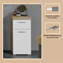 welltime Avena Badezimmerkommode | Braun