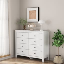 OTTO home Schubkastenkommode Borkum Sideboard Anrichte mit 6 | Weiß