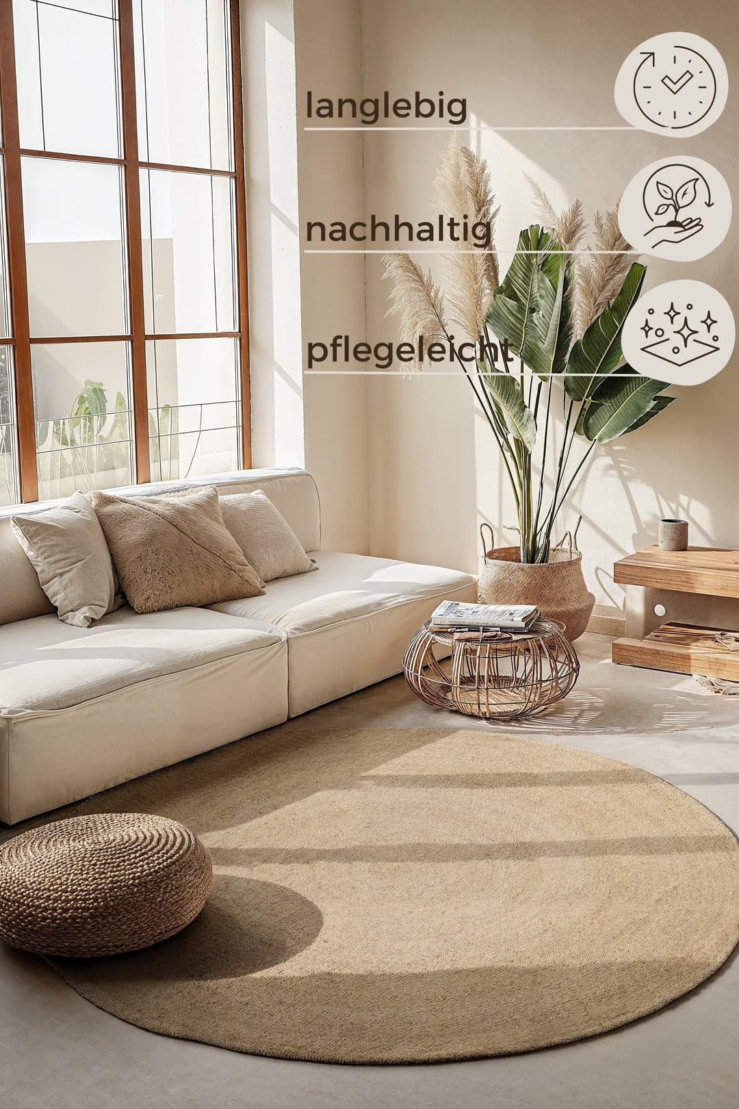 HANSE Home Teppich Rangpur | Beige