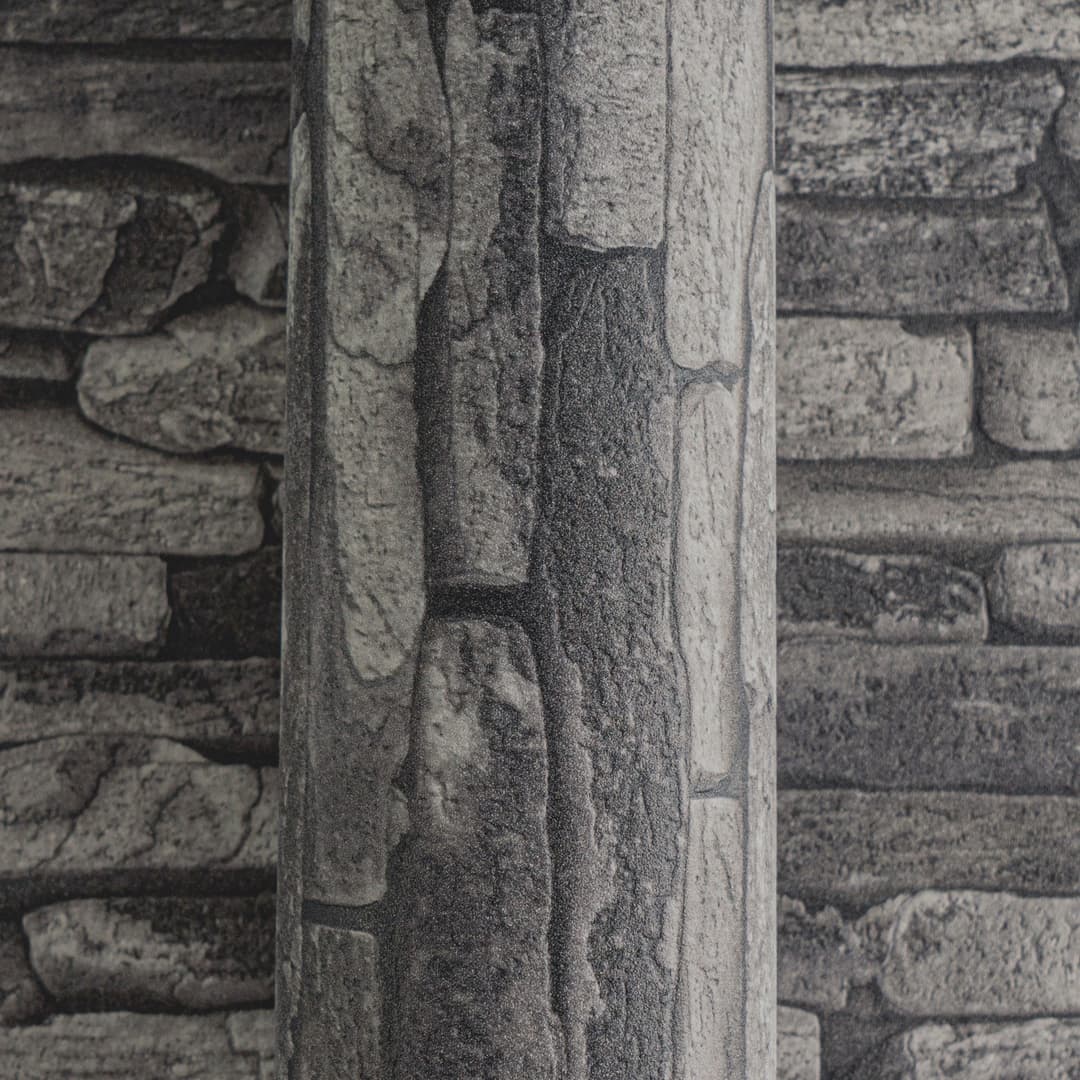 living walls Vliestapete Best of Wood`n Stone 2nd Edition | Grau