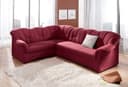 DOMO collection Ecksofa Papenburg | Rot 2