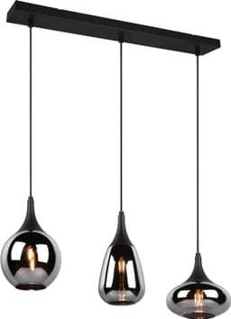 TRIO Leuchten Pendelleuchte Lumina | Schwarz