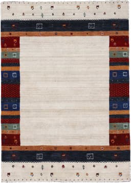 Carpetfine Gabbeh Nura Wollteppich | Beige