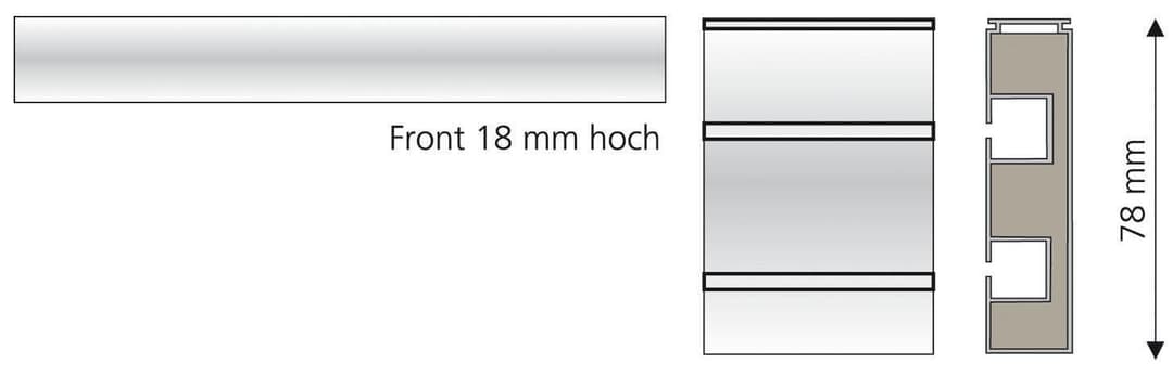 Liedeco Gardinenstange | Weiß