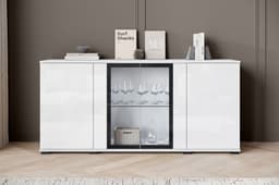 Home affaire Sideboard Caro | Weiß