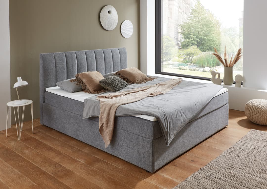 Boxbett Alva | Grau