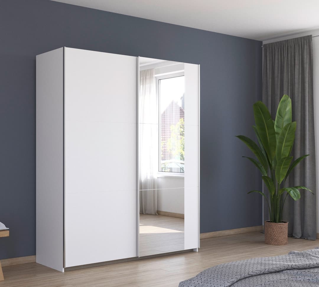 rauch Schwebetürenschrank AURELIO | Weiß
