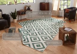 HANSE Home Teppich Malta Wendeteppich | Grün