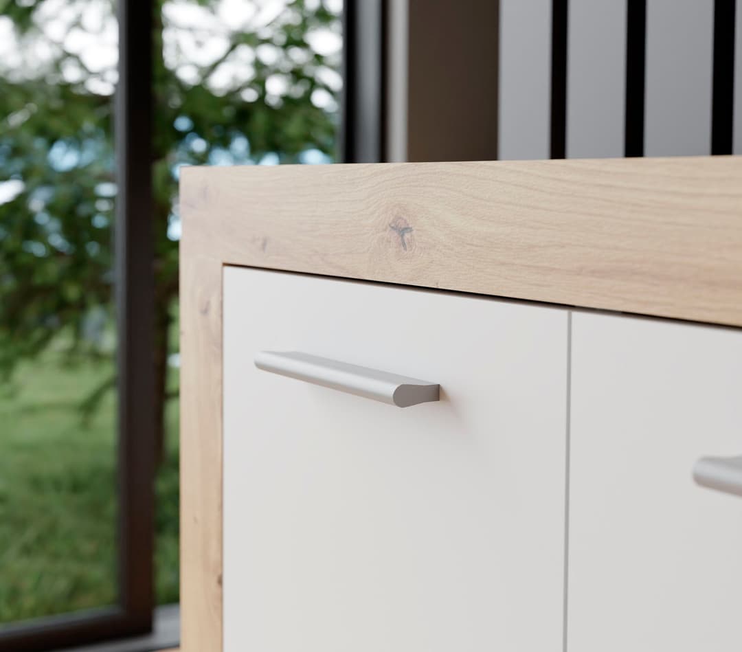 FORTE Sideboard Baccio | Weiß