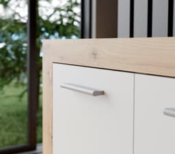 FORTE Sideboard Baccio | Weiß