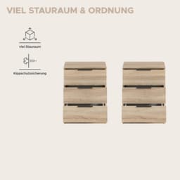 Home affaire Skarde Nachtkommode | Holztöne