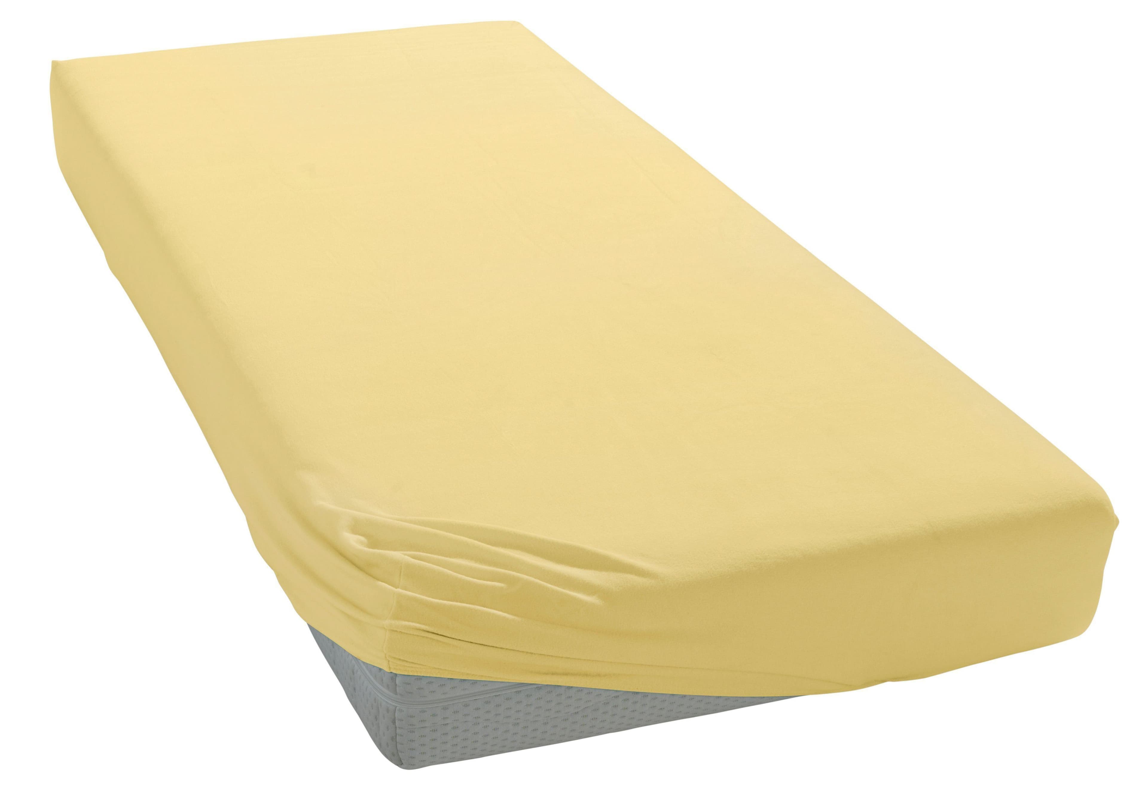 bellana Spannbettlaken Jersey Aqua | Beige